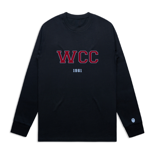 Woodbourne CC Long Sleeve T-Shirt - Navy