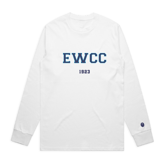 Exhall & Wixford CC Long Sleeve T-Shirt - White