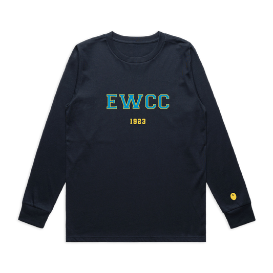 Exhall & Wixford CC Long Sleeve T-Shirt - Navy