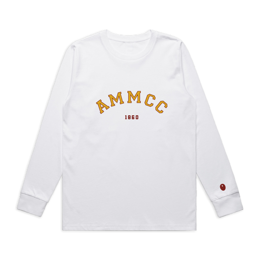 Ashorne & Moreton Morrell CC Long Sleeve T-Shirt - White