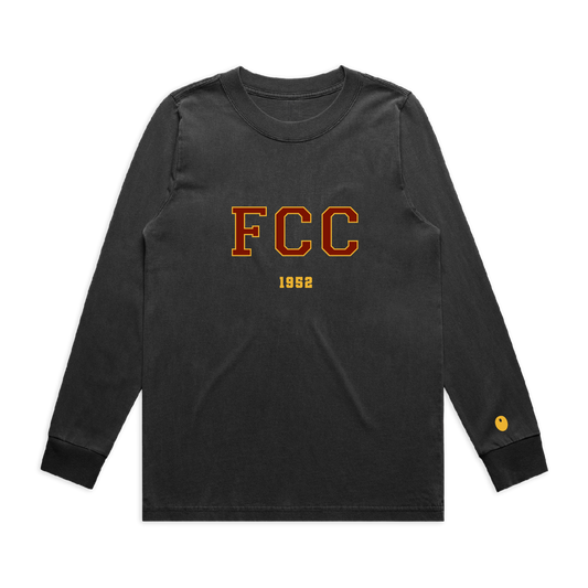 Fillongley CC Long Sleeve T-Shirt - Off Black