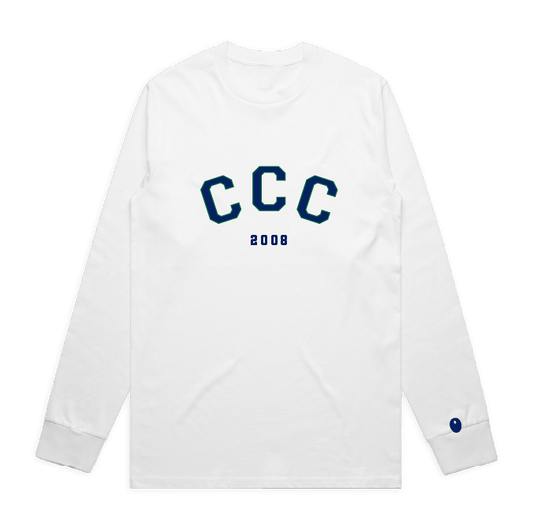 Childswickham CC Long Sleeve T-Shirt - White