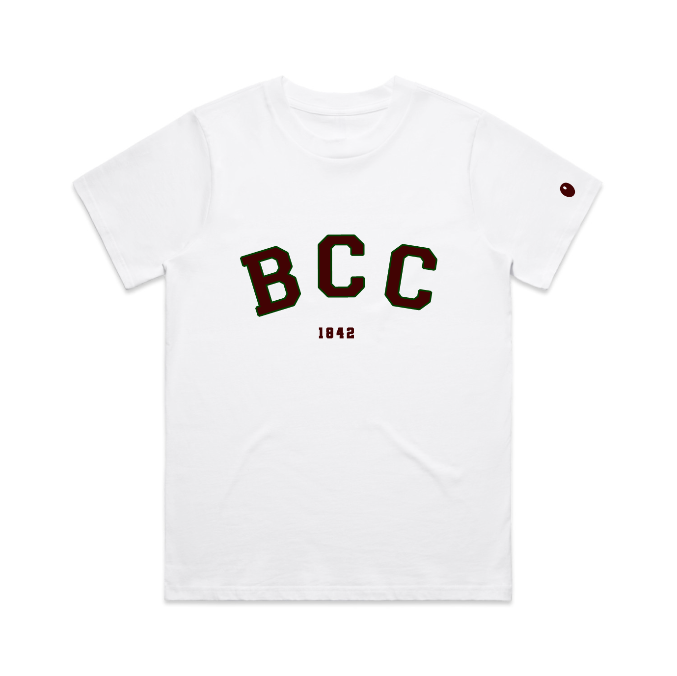 Bromsgrove Varsity Short Sleeve Tee, White