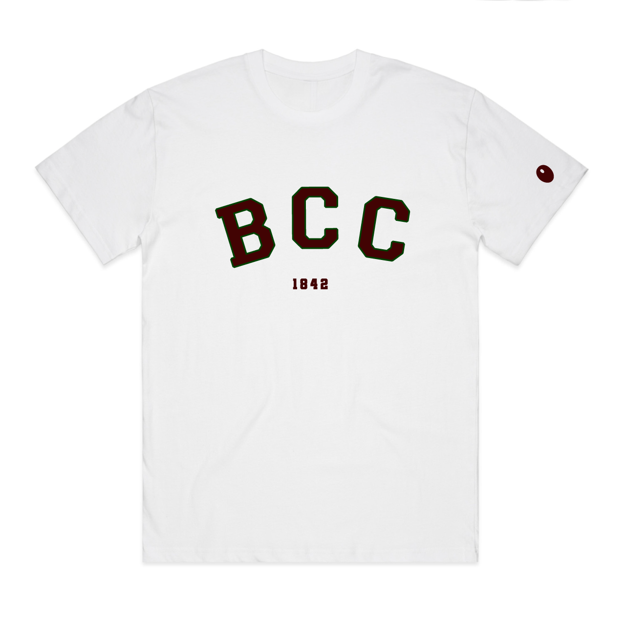 Bromsgrove Varsity Short Sleeve Tee, White