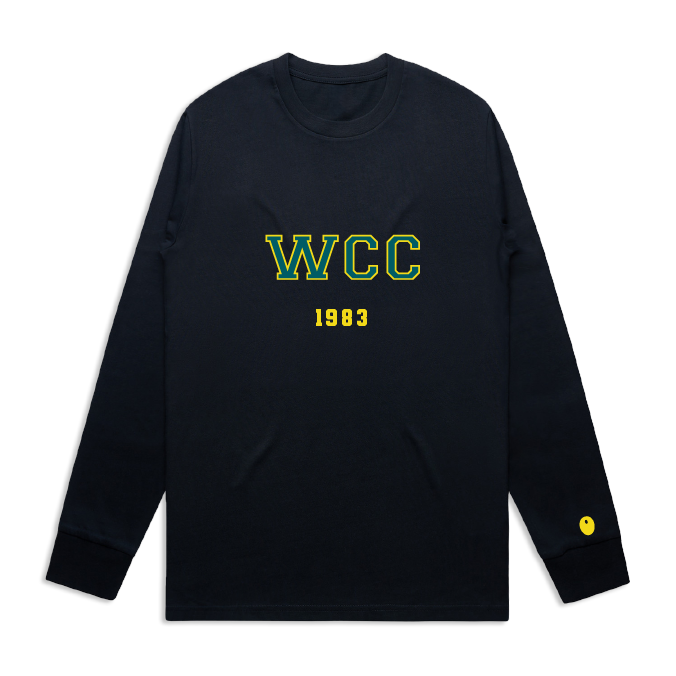 Worcester CC Long Sleeve T-Shirt - Navy