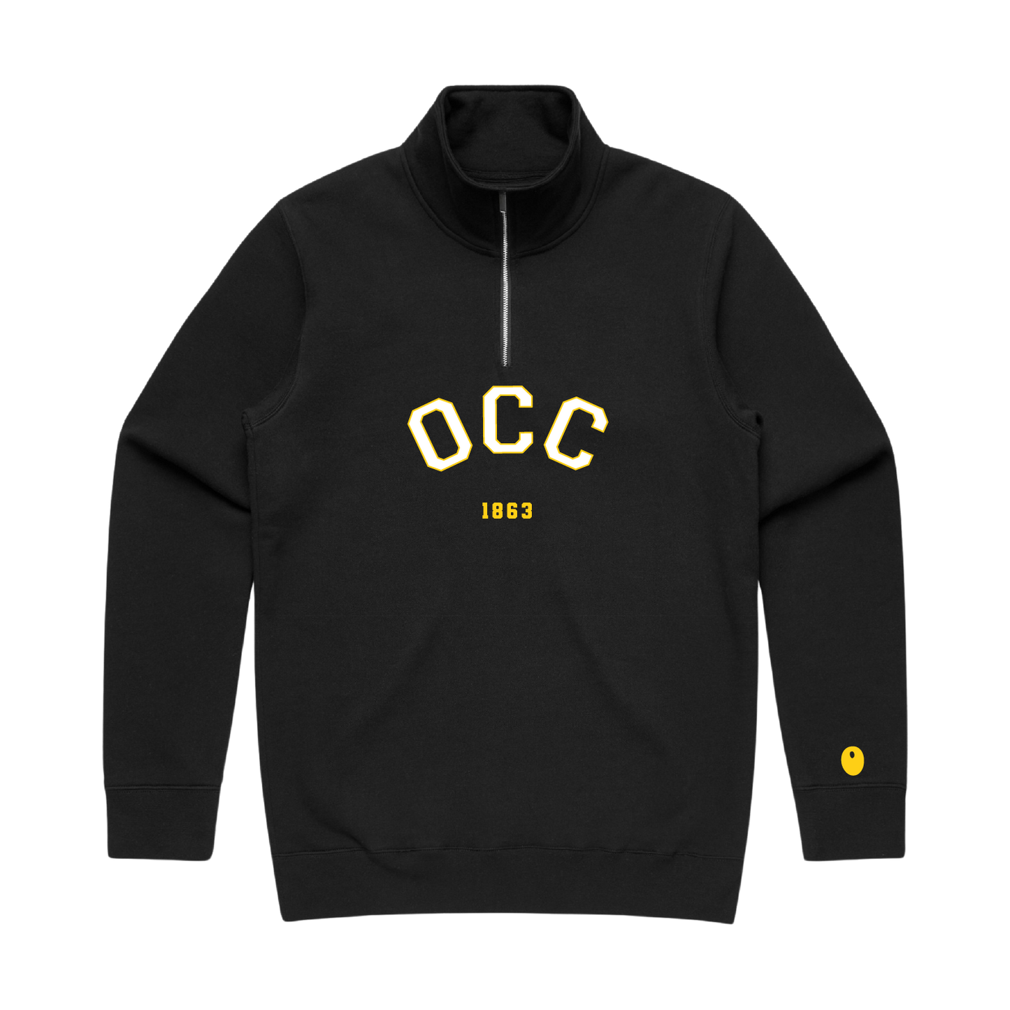 Ombersley CC Half Zip Sweatshirt - Black