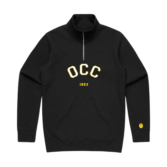 Ombersley CC Half Zip Sweatshirt - Black