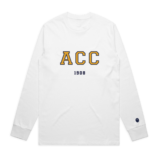 Alveley CC Long Sleeve T-Shirt - White