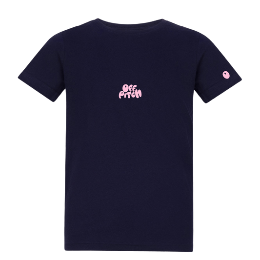 OffPitch CC T-Shirt - Navy/Pink