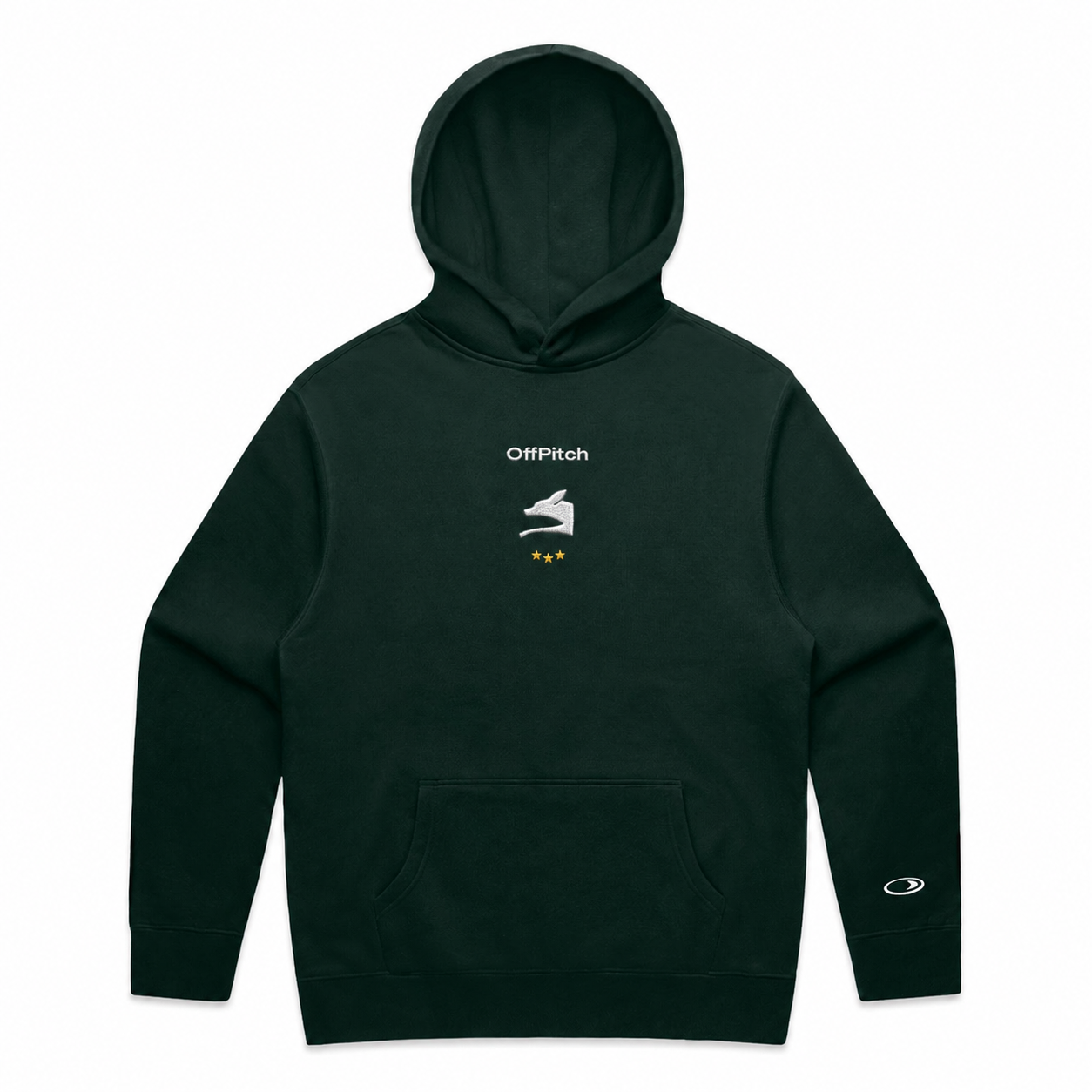 PRE-ORDER Leicestershire County Cricket Club x OffPitch Men's Hoodie - Bottle Green