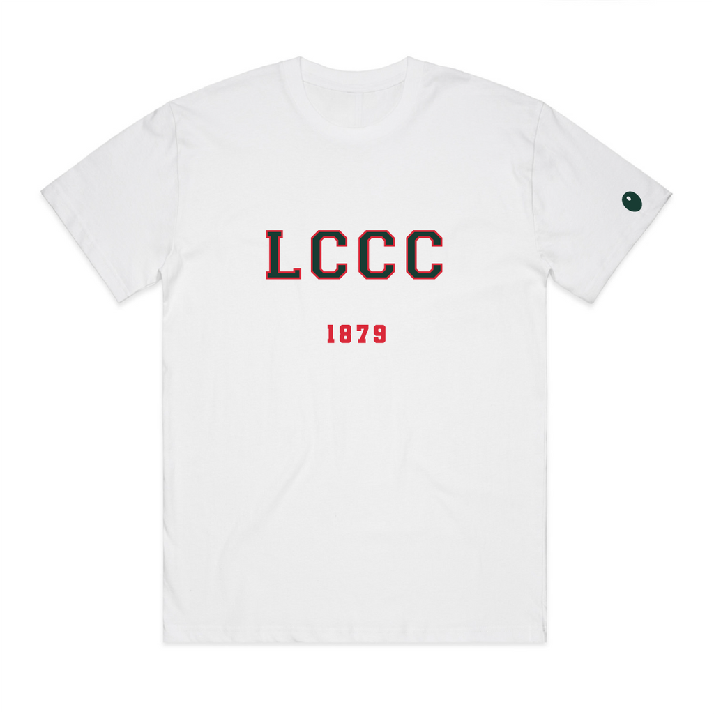 Leicestershire CCC Logo T-Shirt - White