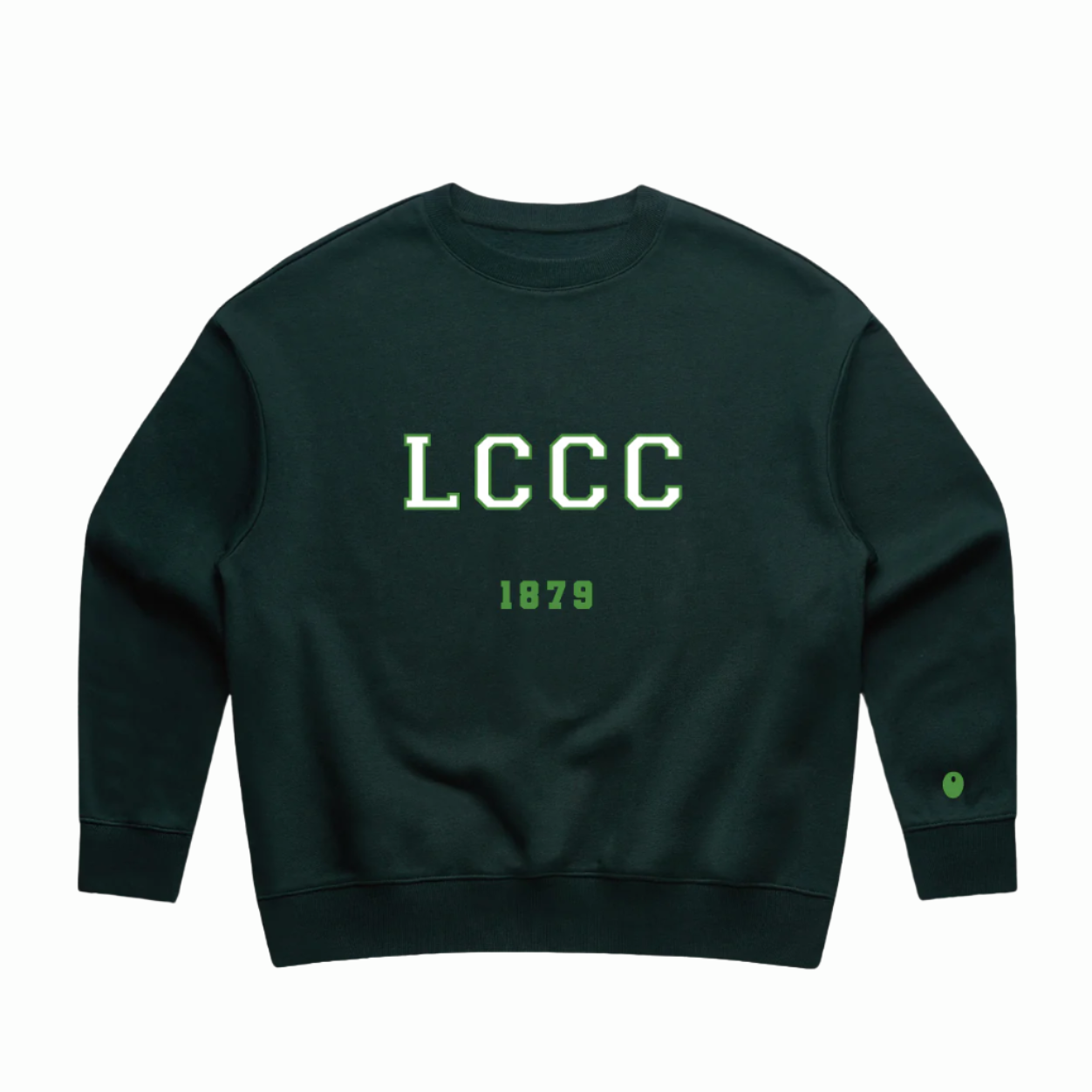Leicestershire CCC Logo Sweatshirt - Bottle Green