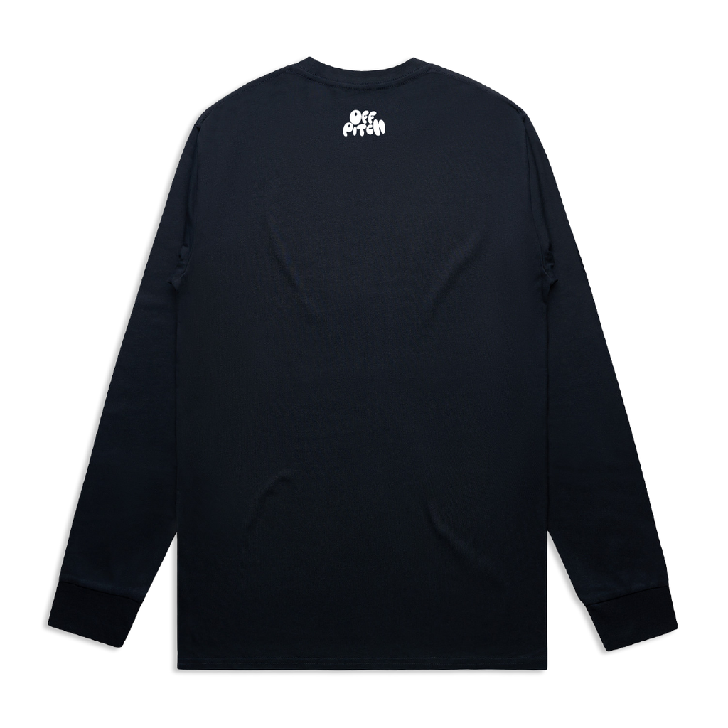 Whitley Bay & Tynemouth Long Sleeve T-Shirt - Black