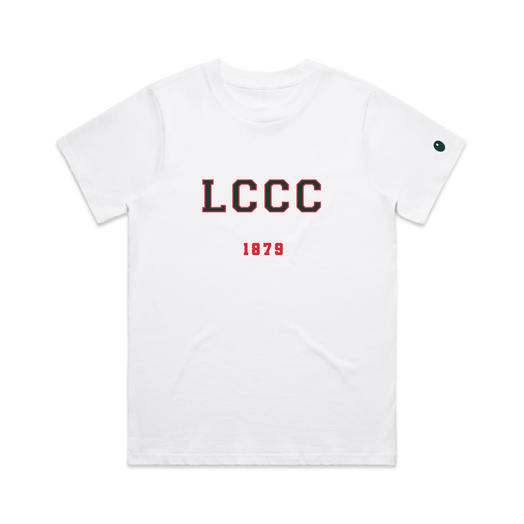 Leicestershire CCC Logo T-Shirt - White