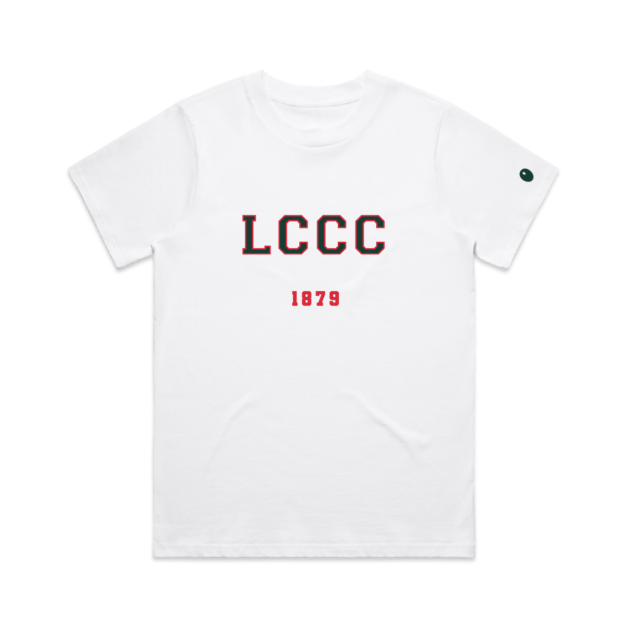 Leicestershire CCC Logo T-Shirt - White
