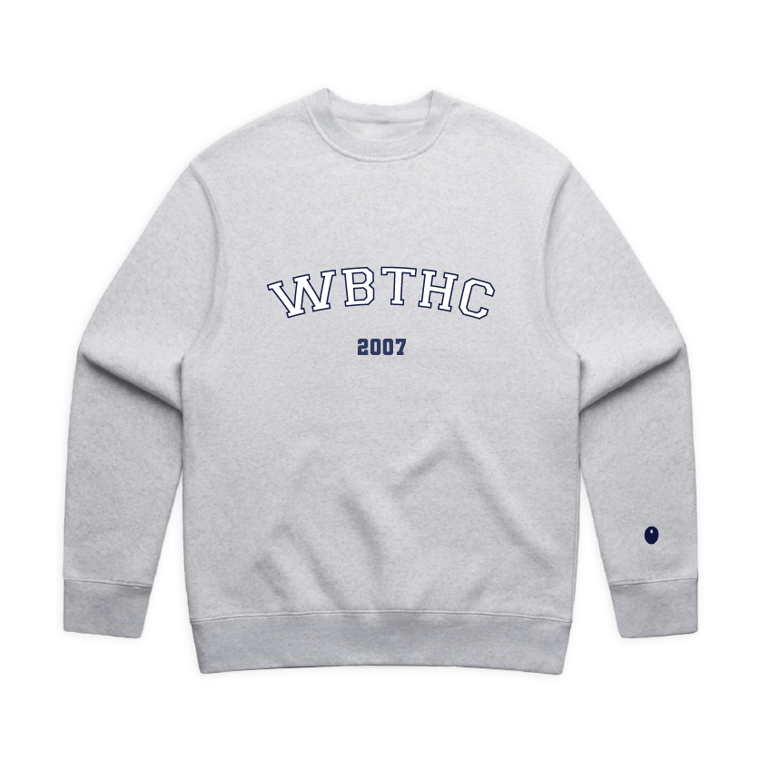 Whitley Bay & Tynemouth Sweatshirt - Light Grey