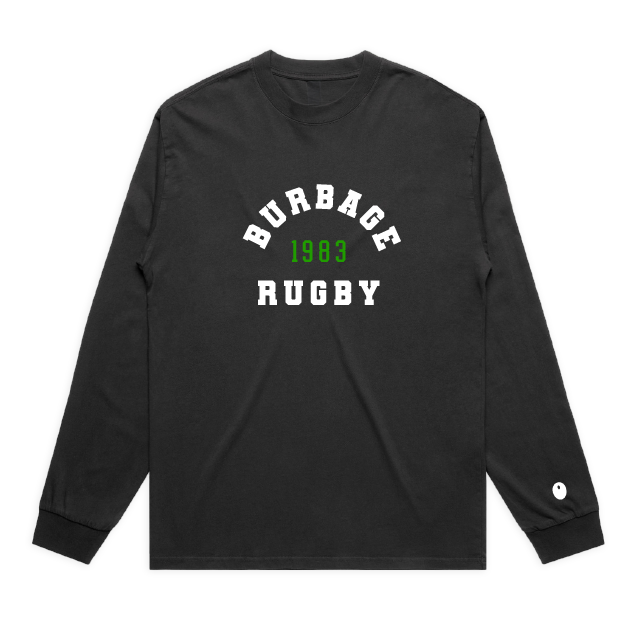 Burbage Long Sleeve T-Shirt - Off Black