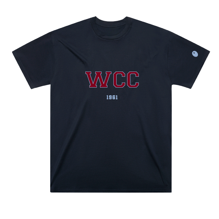 Woodbourne CC T-Shirt - Navy / Burgundy