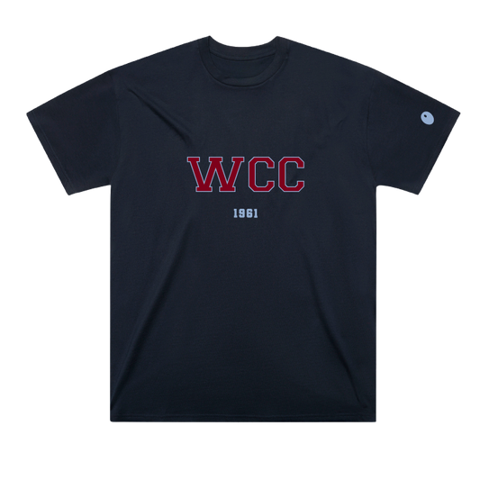 Woodbourne CC T-Shirt - Navy / Burgundy