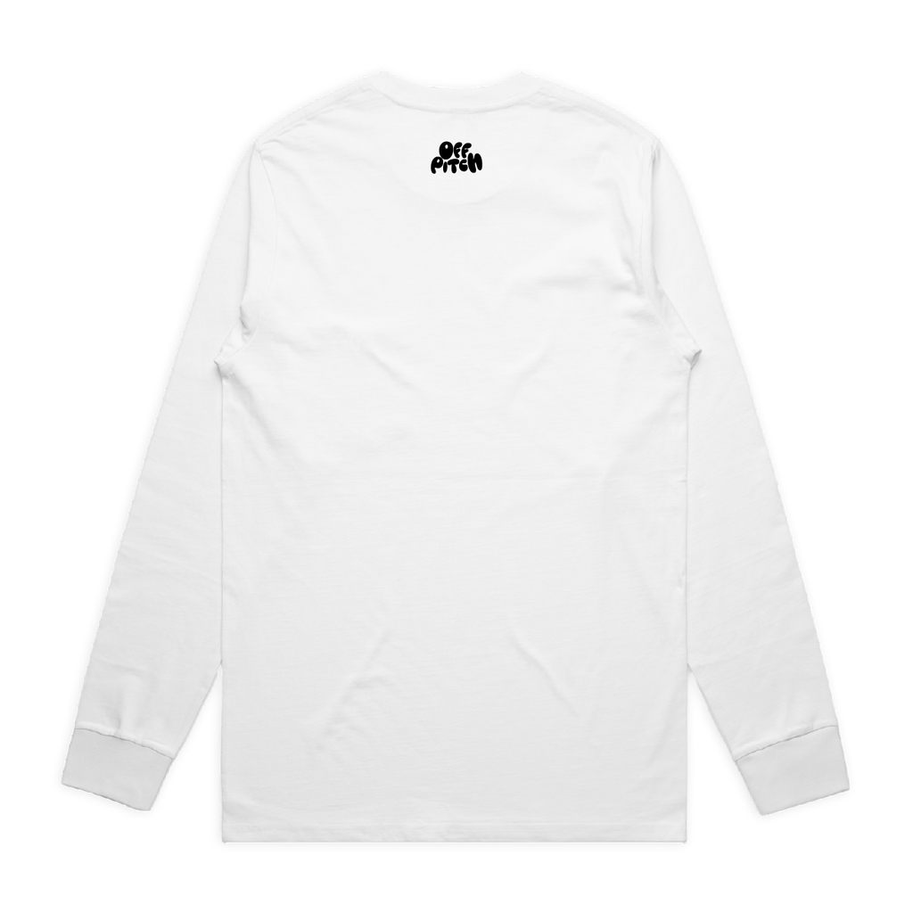 Woodbourne Sports Club Long Sleeve T-Shirt - White
