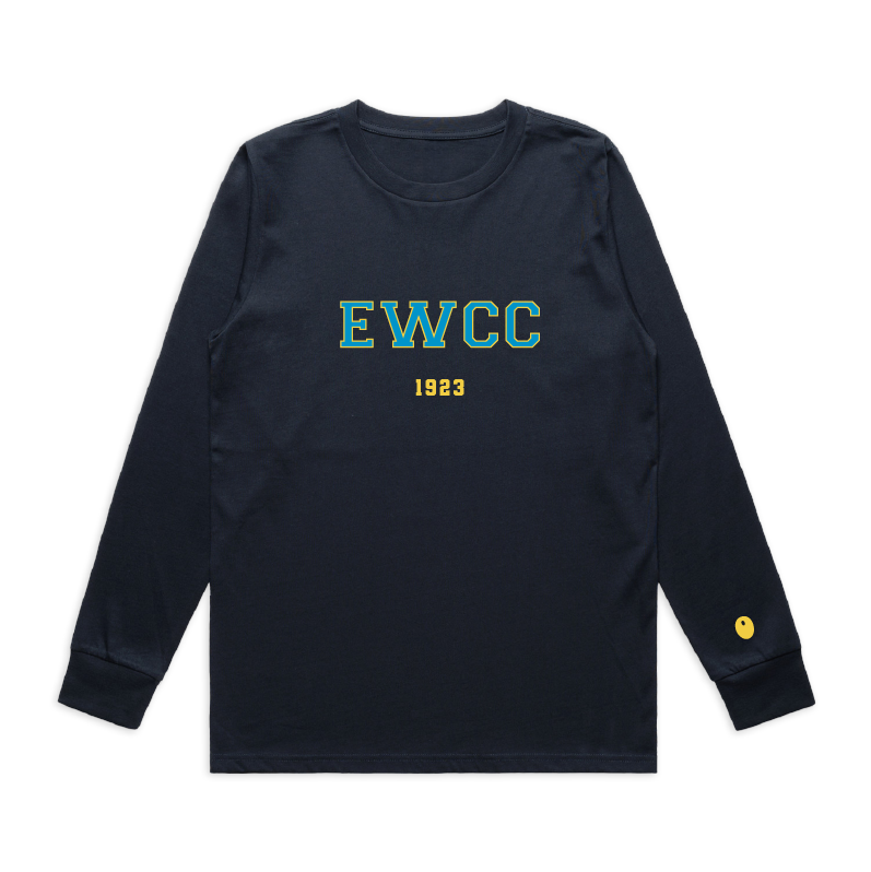 Exhall & Wixford CC Long Sleeve T-Shirt - Navy