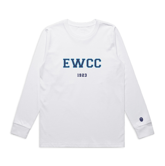 Exhall & Wixford CC Long Sleeve T-Shirt - White