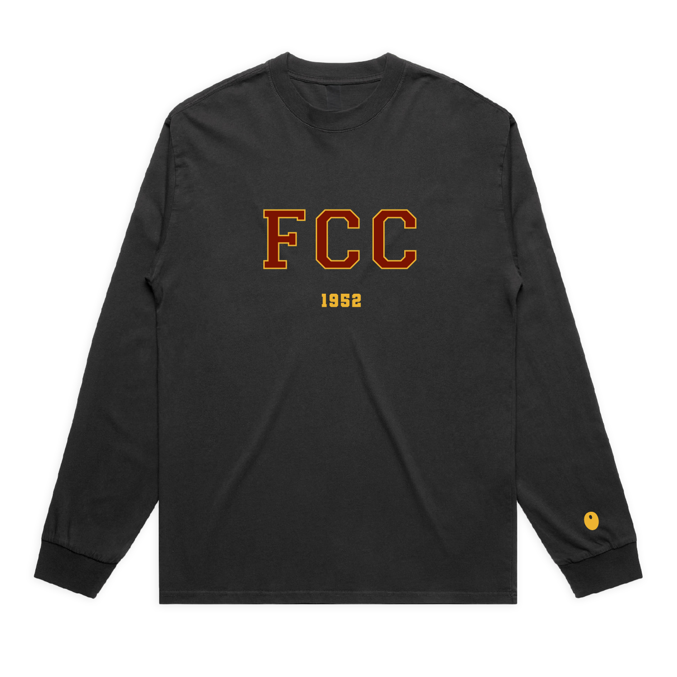 Fillongley CC Long Sleeve T-Shirt - Off Black