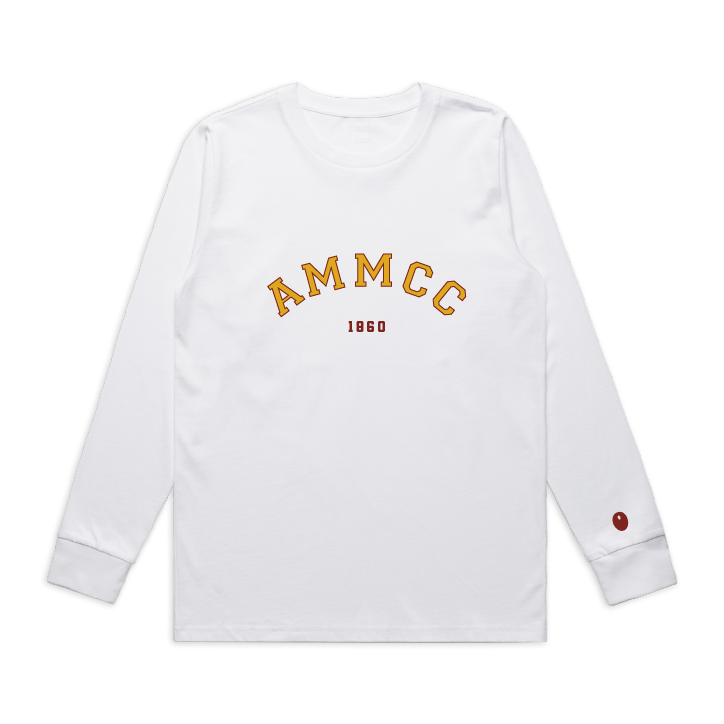 Ashorne & Moreton Morrell CC Long Sleeve T-Shirt - White