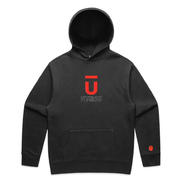 TU Fitness Hoodie - Off Black