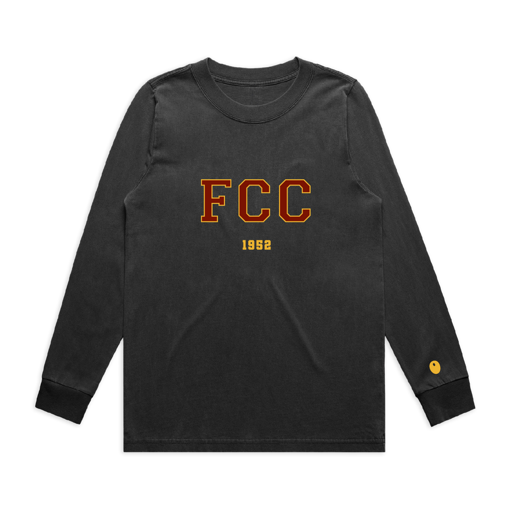 Fillongley CC Long Sleeve T-Shirt - Off Black