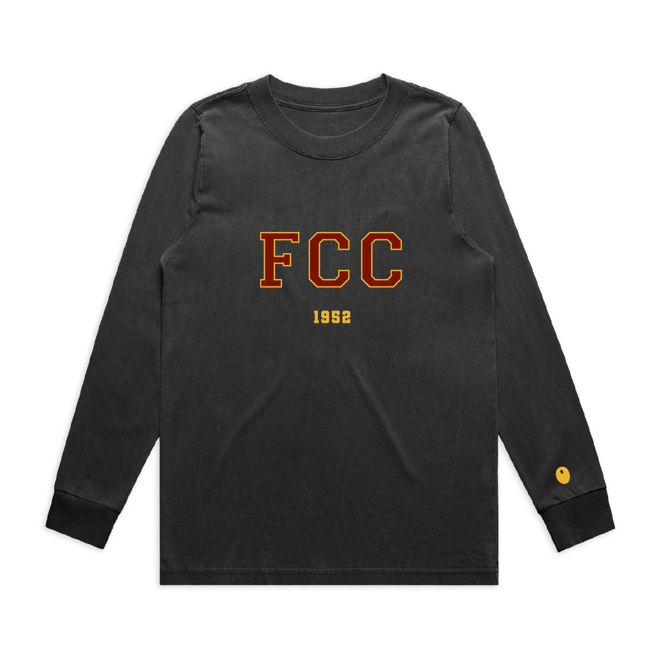 Fillongley CC Long Sleeve T-Shirt - Off Black