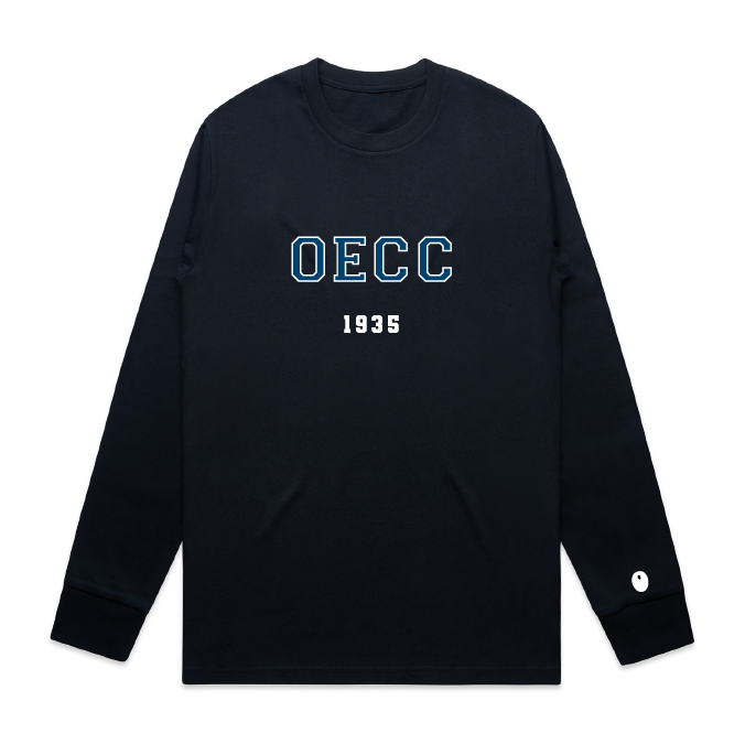 Old Elizabethans Long Sleeve T-Shirt - Navy