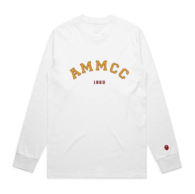 Ashorne & Moreton Morrell CC Long Sleeve T-Shirt - White