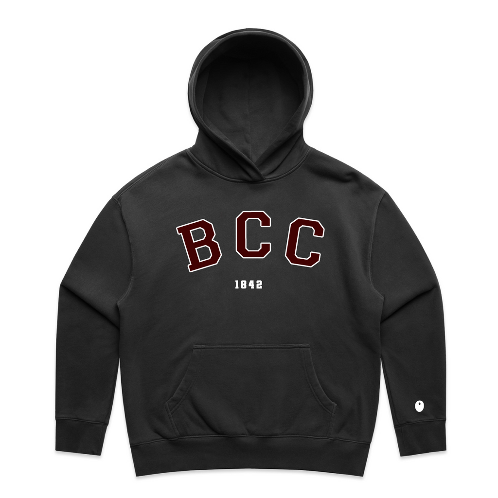 Bromsgrove Varsity Hoodie - Off Black
