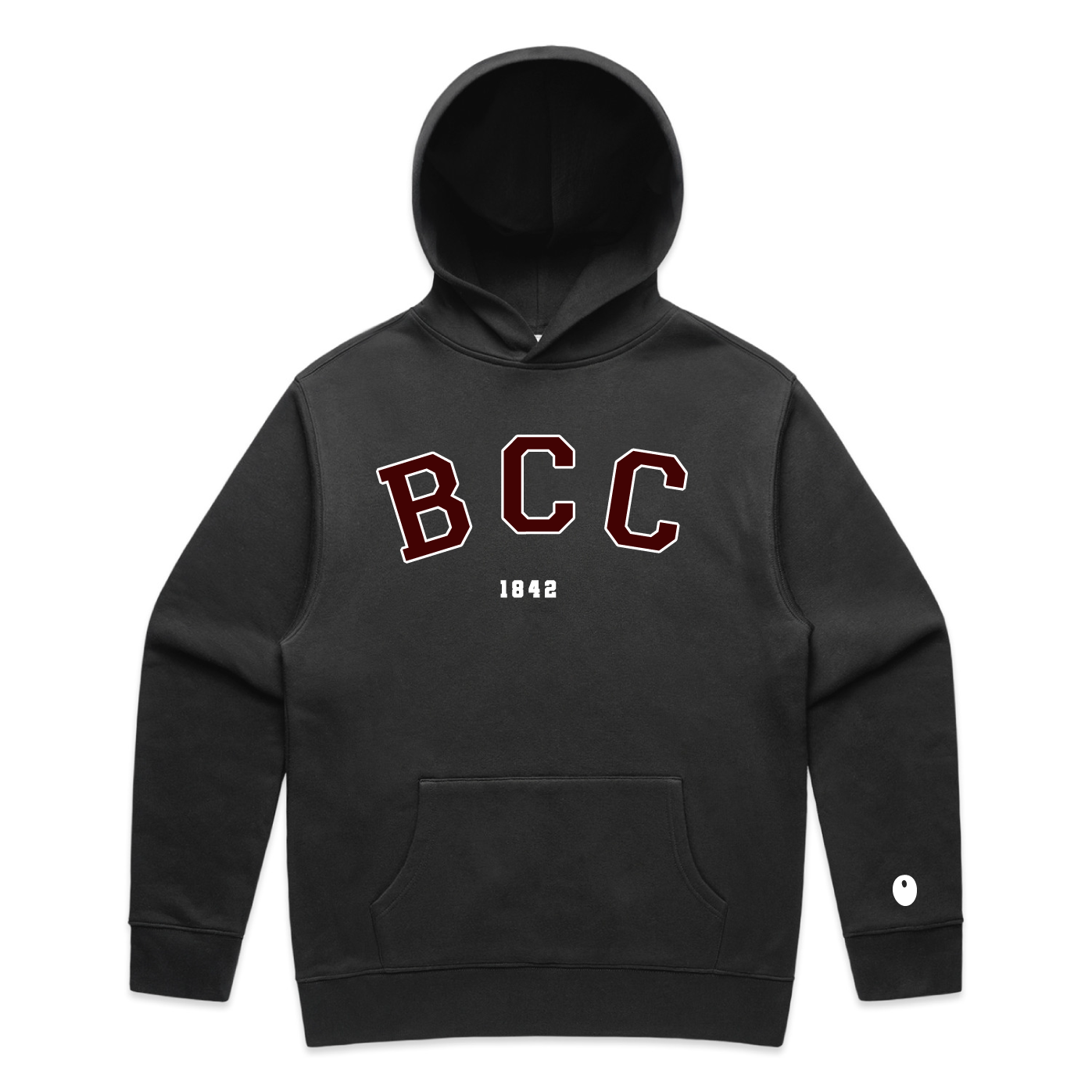 Bromsgrove Varsity Hoodie - Off Black