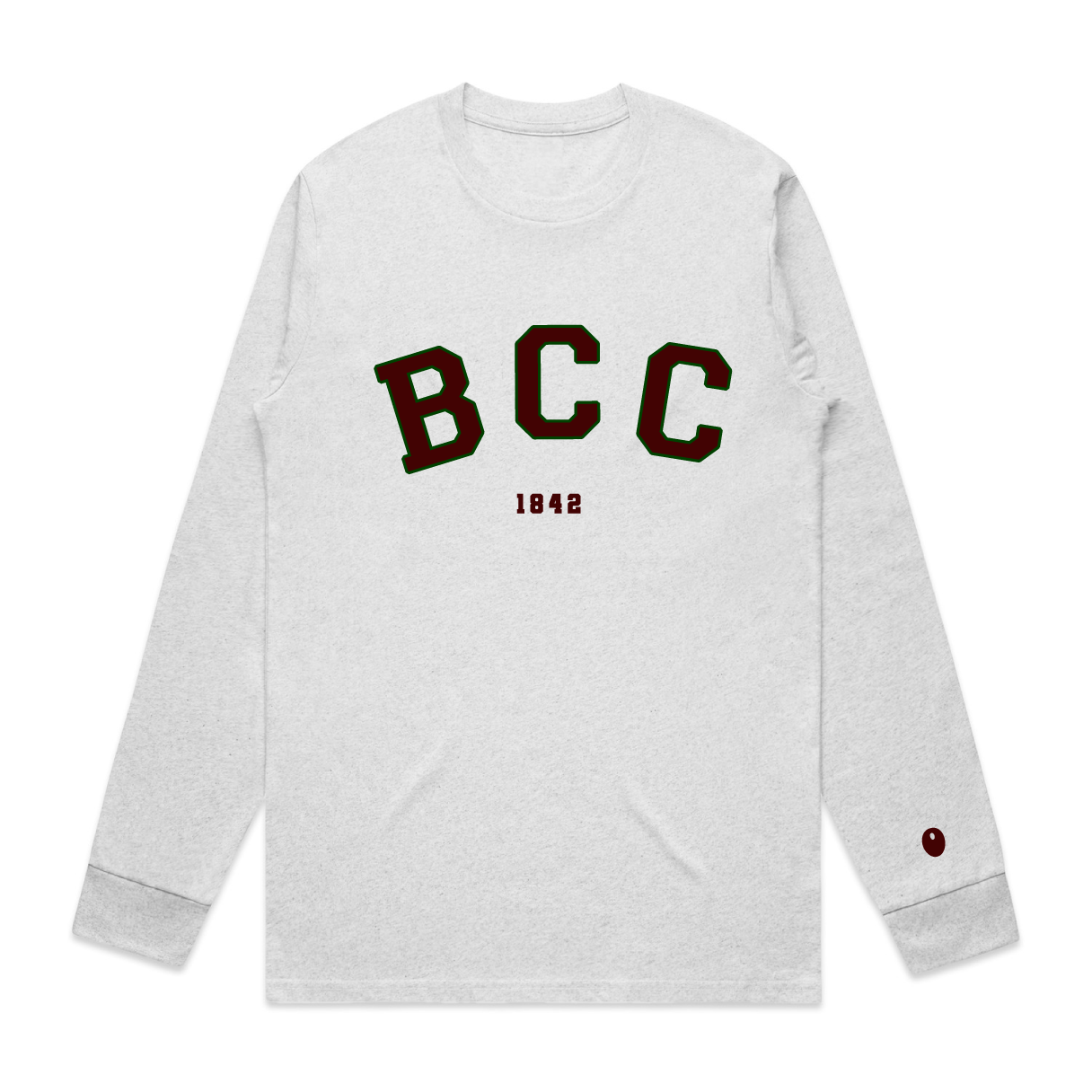 Bromsgrove Varsity Long Sleeve T-Shirt - Light Grey