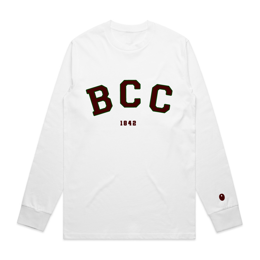 Bromsgrove Varsity Long Sleeve T-Shirt - White