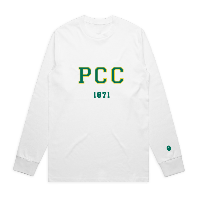 Pershore CC Long Sleeve T-Shirt - White