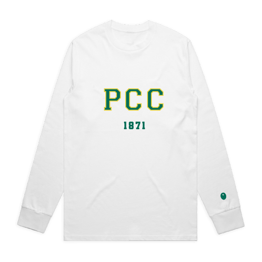 Pershore CC Long Sleeve T-Shirt - White