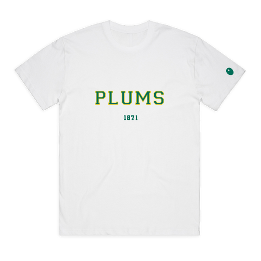 Pershore CC Plums T-Shirt - White