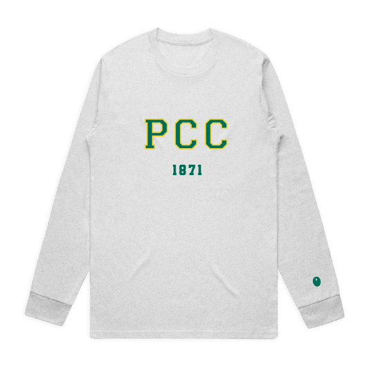 Pershore CC Long Sleeve T-Shirt - Light Grey