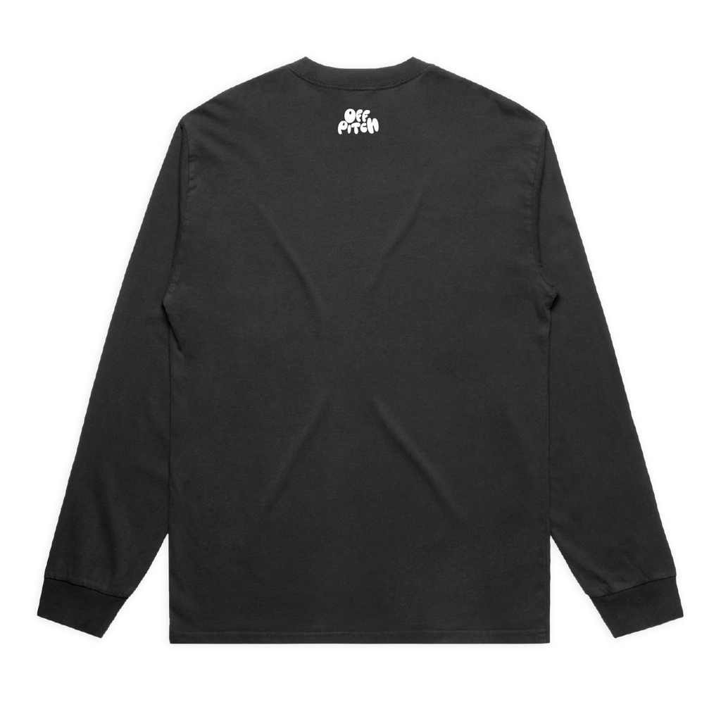 Pershore CC Long Sleeve T-Shirt - Off Black