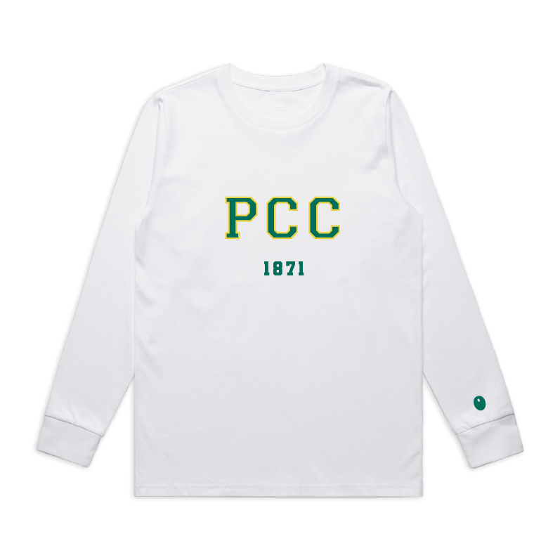Pershore CC Long Sleeve T-Shirt - White
