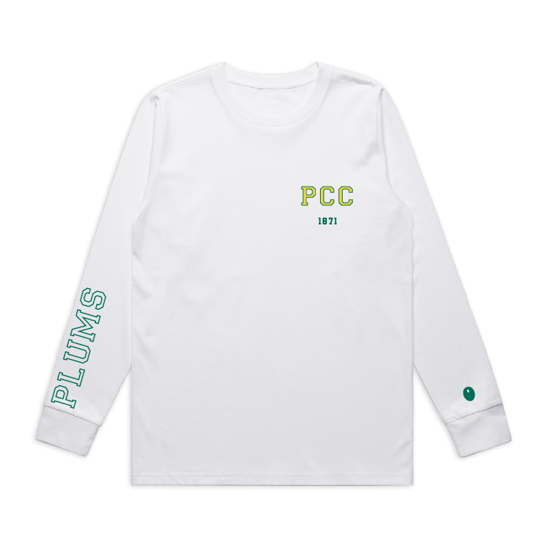 Pershore CC Long Sleeve T-Shirt - White