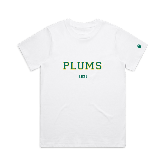 Pershore CC Plums T-Shirt - White