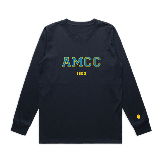 Aston Manor CC Long Sleeve T-Shirt - Navy