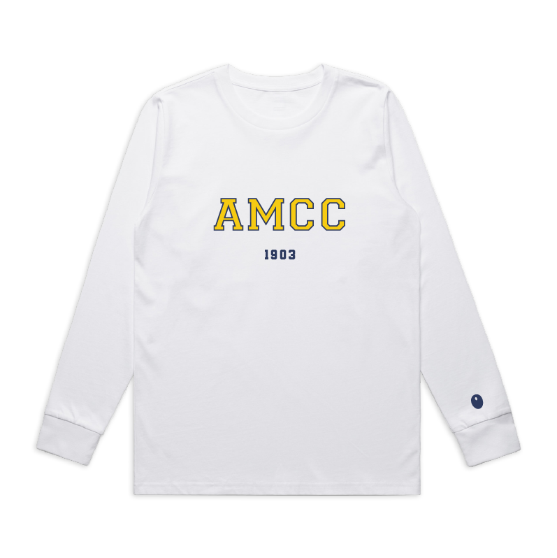 Aston Manor CC Long Sleeve T-Shirt - White
