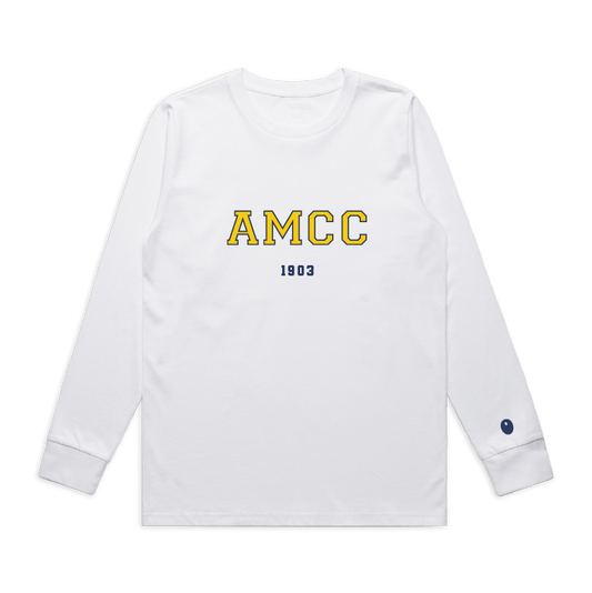 Aston Manor CC Long Sleeve T-Shirt - White