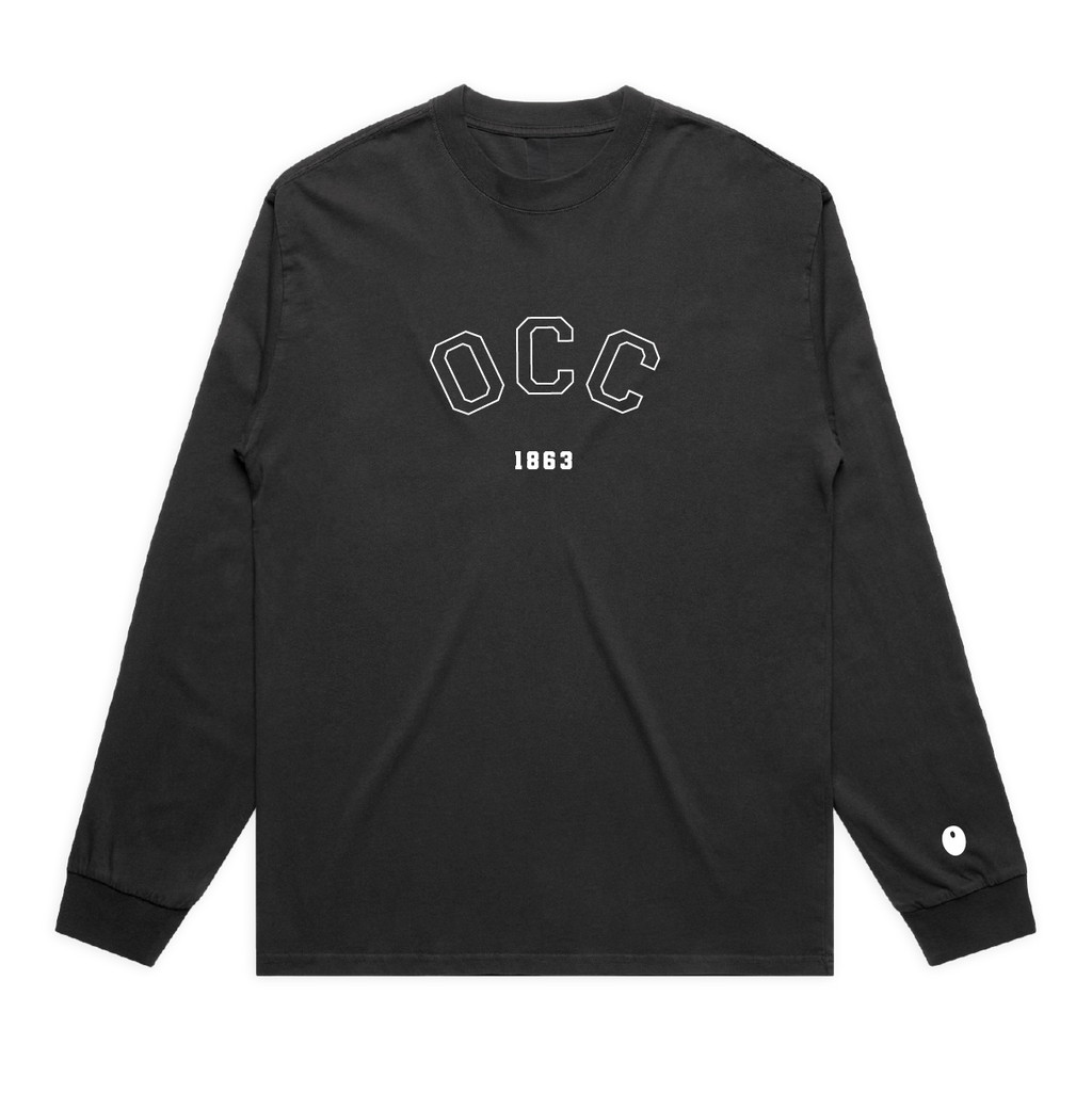 Ombersley CC Long Sleeve T-Shirt - Off Black