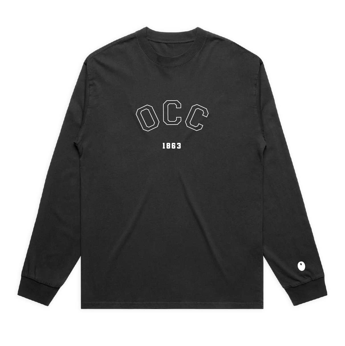 Ombersley CC Long Sleeve T-Shirt - Off Black